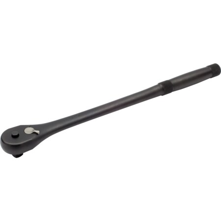 Proto 1/2" Dr Long Handle Quick-Release Pear Head Ratchet 15" Black Oxide J5450XLQRBL